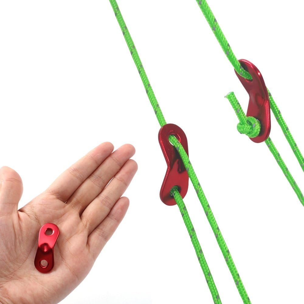 SourceTon Paquete de 10 estacas para tienda de campaña con 4 - Imagen 4