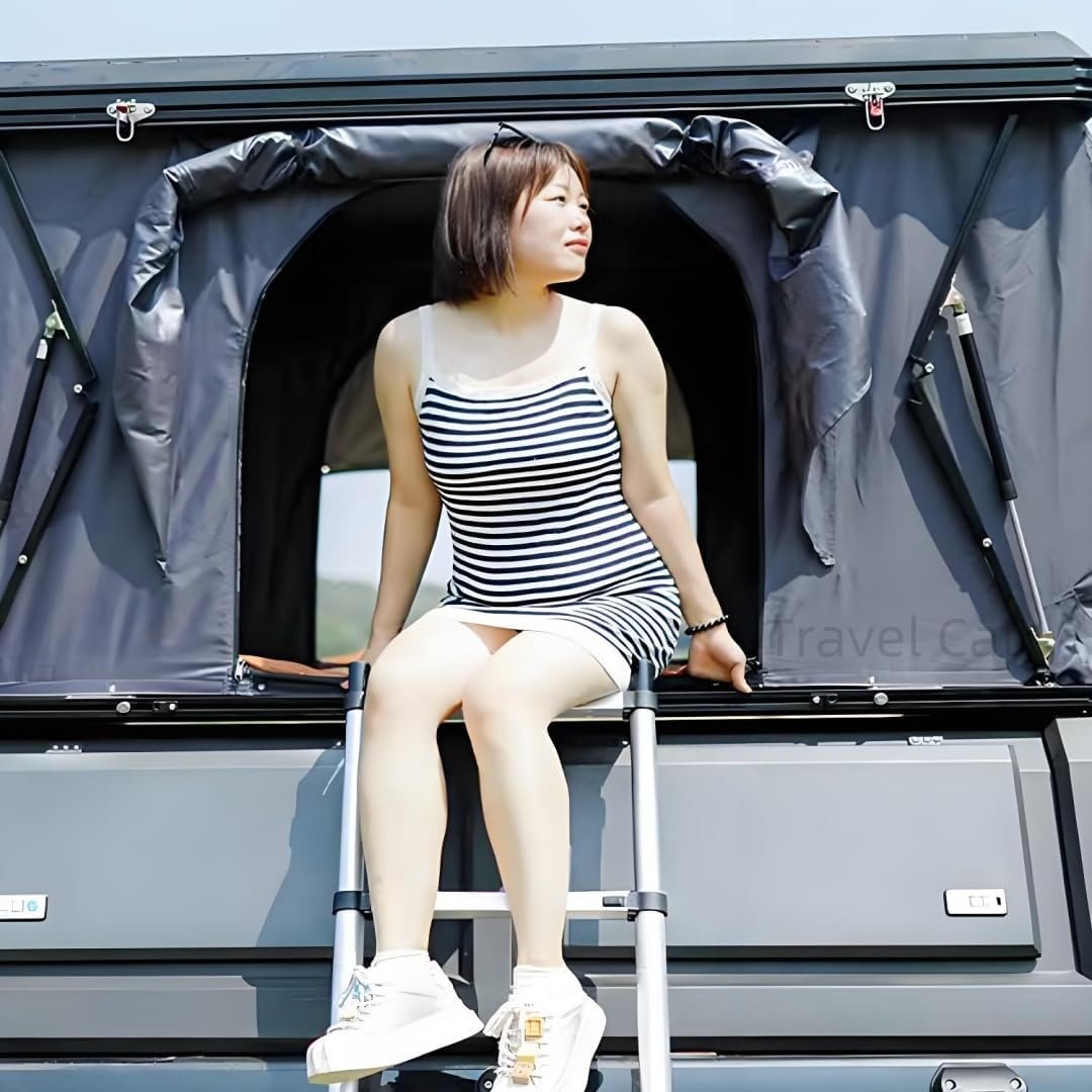 Tienda de campaña de viaje para gatos en la azotea, carcasa - Imagen 5