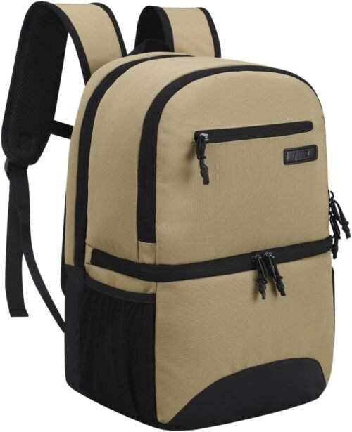 MIER Mochila térmica 2 en 1 aislada para hombres y mujeres,