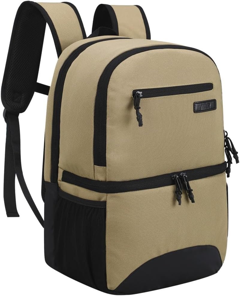 MIER Mochila térmica 2 en 1 aislada para hombres y mujeres,
