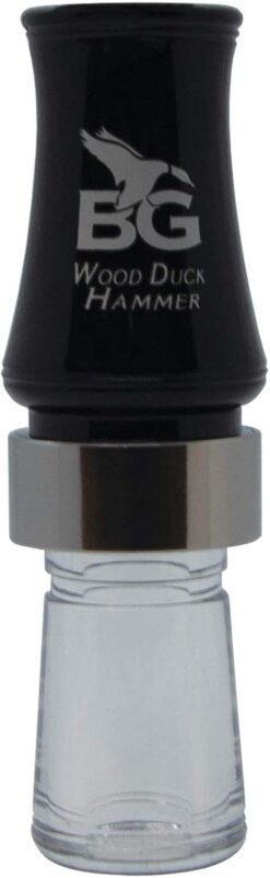 BGC - Martillo de madera para pato, color negro y transparen