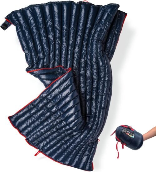 ZOOOBELIVES Alplive T400 - Saco de dormir ultraligero de plu