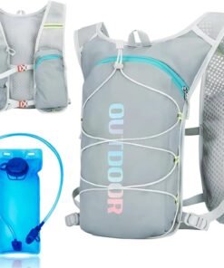 Chaleco de correr para mujeres y hombres, mochila ligera con