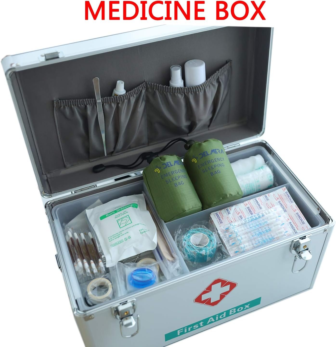 Delmera Saco de dormir de emergencia, ligero saco de dormir - Imagen 5