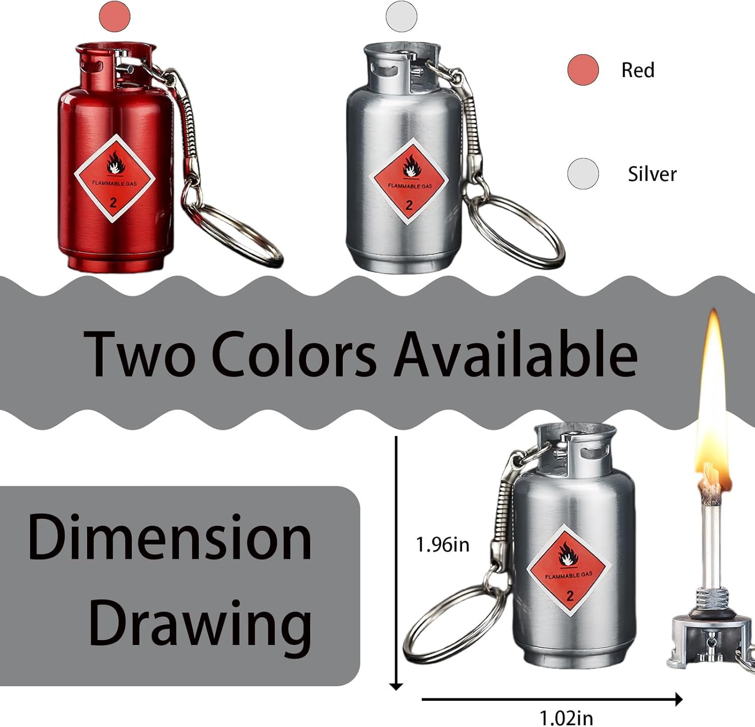 Encendedor de fósforo permanente, compacto y portátil, encen - Imagen 6