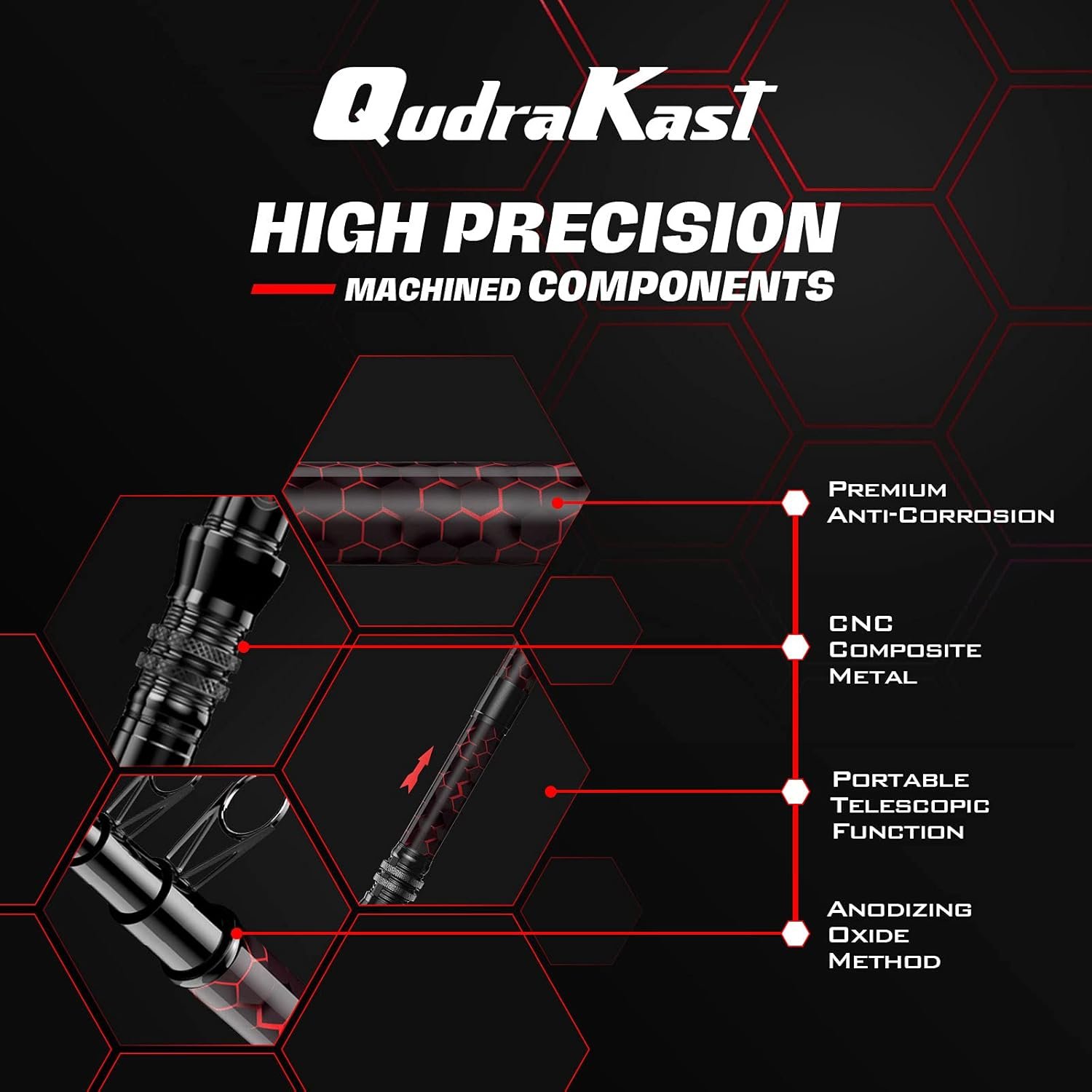 Combos de caña de pescar y carrete, diseño único con pintura - Imagen 2