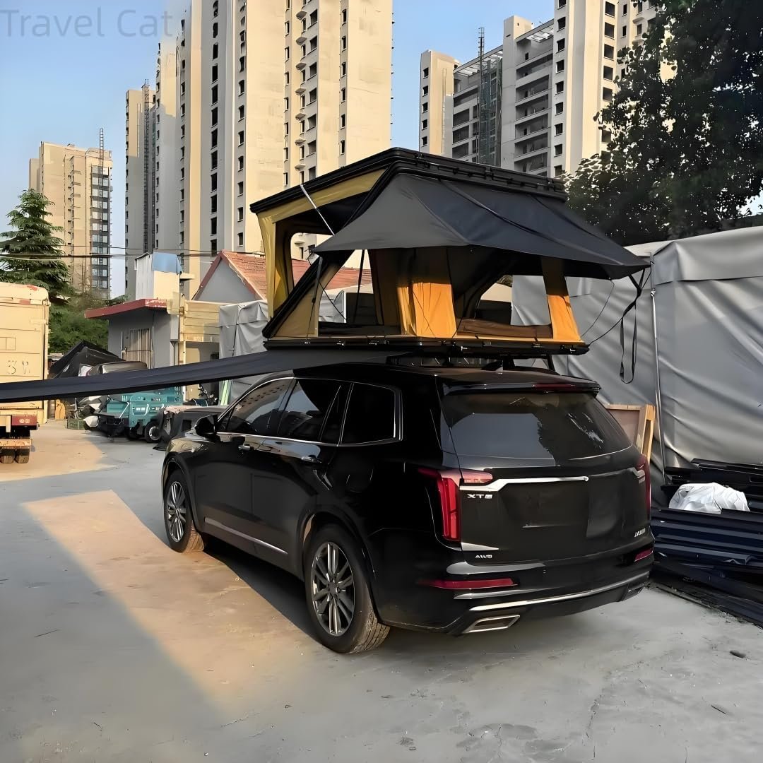 Tienda de campaña de viaje para gatos en la azotea, carcasa - Imagen 4