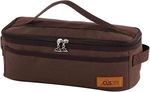 Organizador de utensilios de cocina de viaje para camping, b