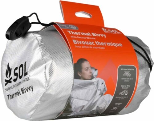 S.O.L. Survive Outdoors Longer SOL Thermal Bivvy con silbato