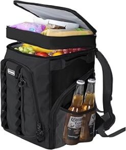 Mochila enfriadora de playa para hombres, 36 latas aisladas,