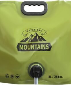 Prudance 2 bolsas de agua plegables ligeras de 8 litros, alm