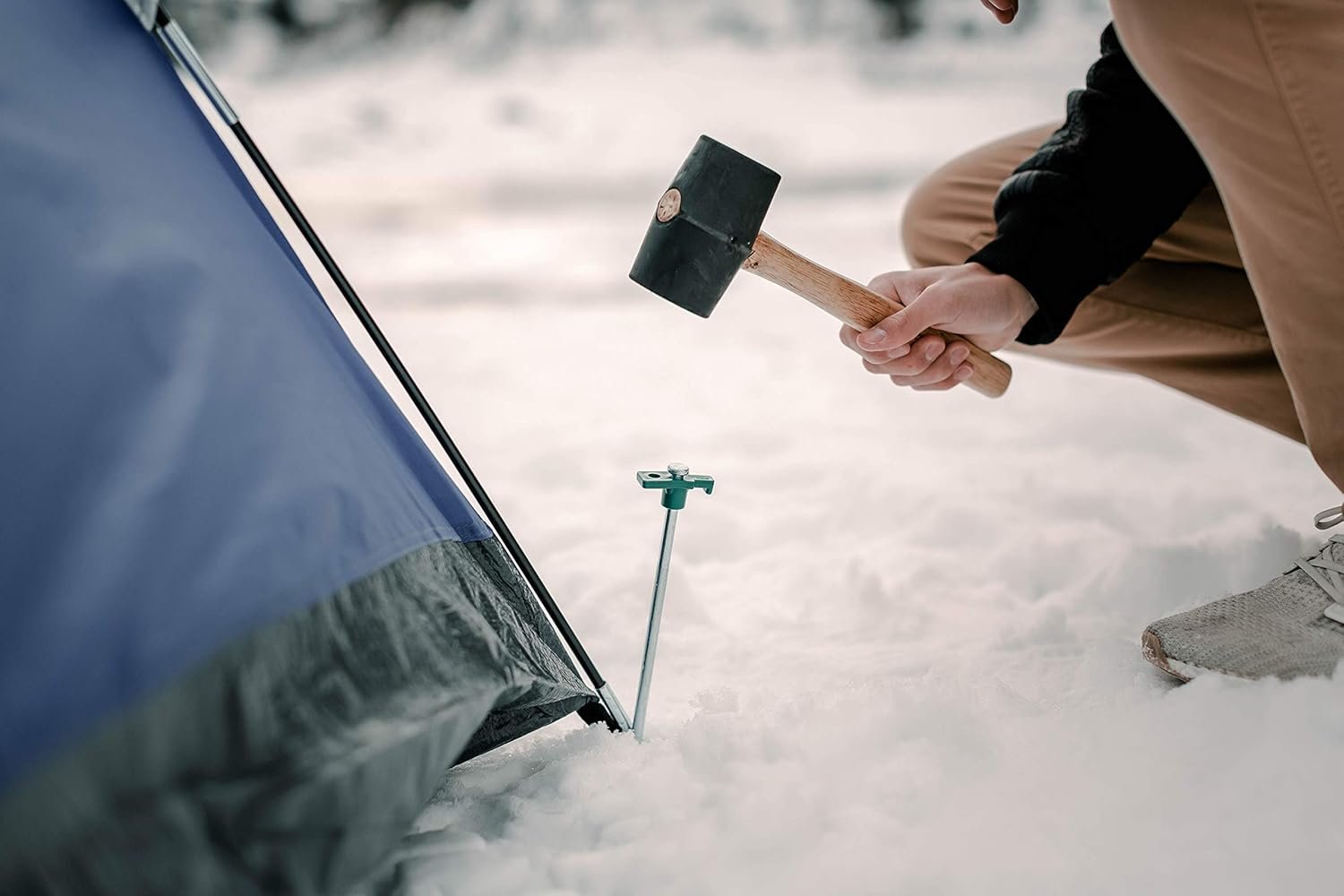 Stansport Estacas de acero de 10 pulgadas para tienda de cam - Imagen 2