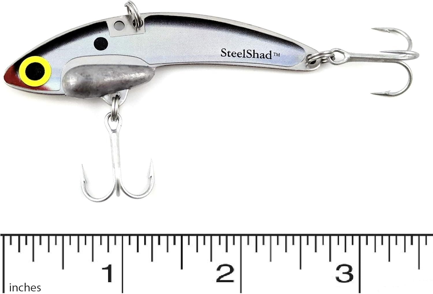 SteelShad - Señuelos de pesca de lubina - Crankbait sin labi - Imagen 2