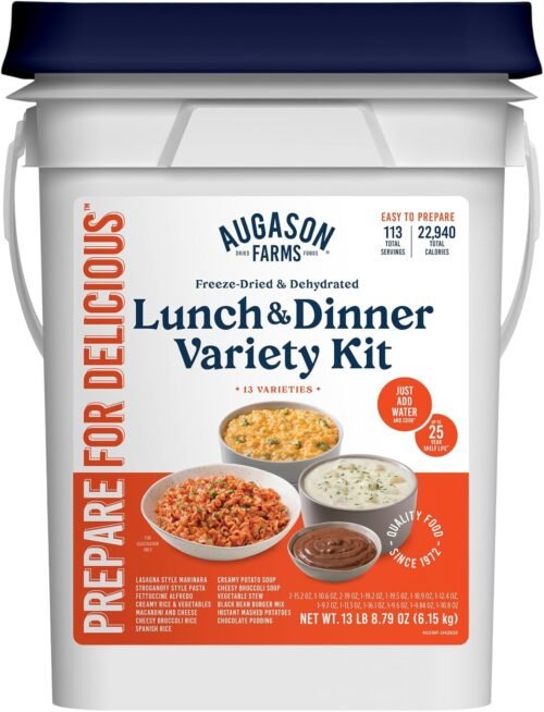 Lunch & Dinner Variety Kit Emergency Food Supply, 113 Servin