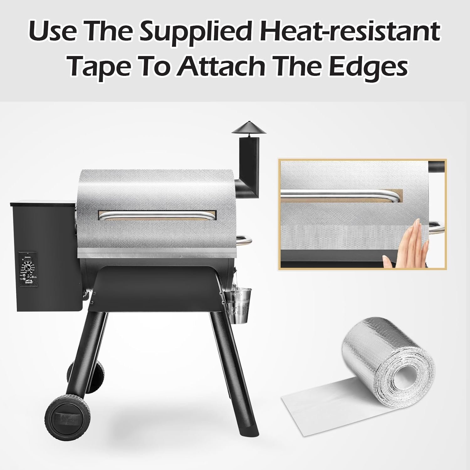 Manta para ahumar ayuda a mantener el calor en invierno, man - Imagen 6