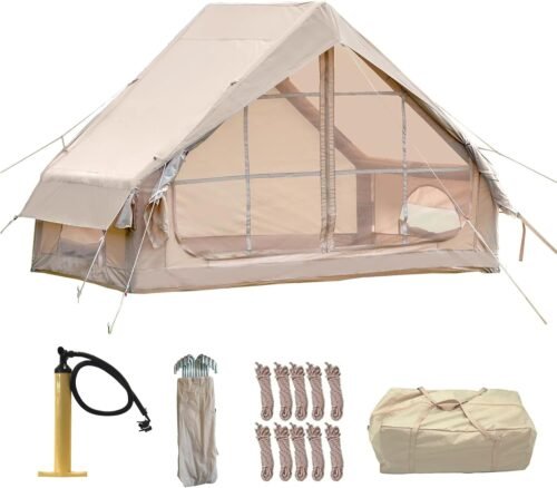 Tienda de campaña inflable para 4 a 6 personas con bomba – T