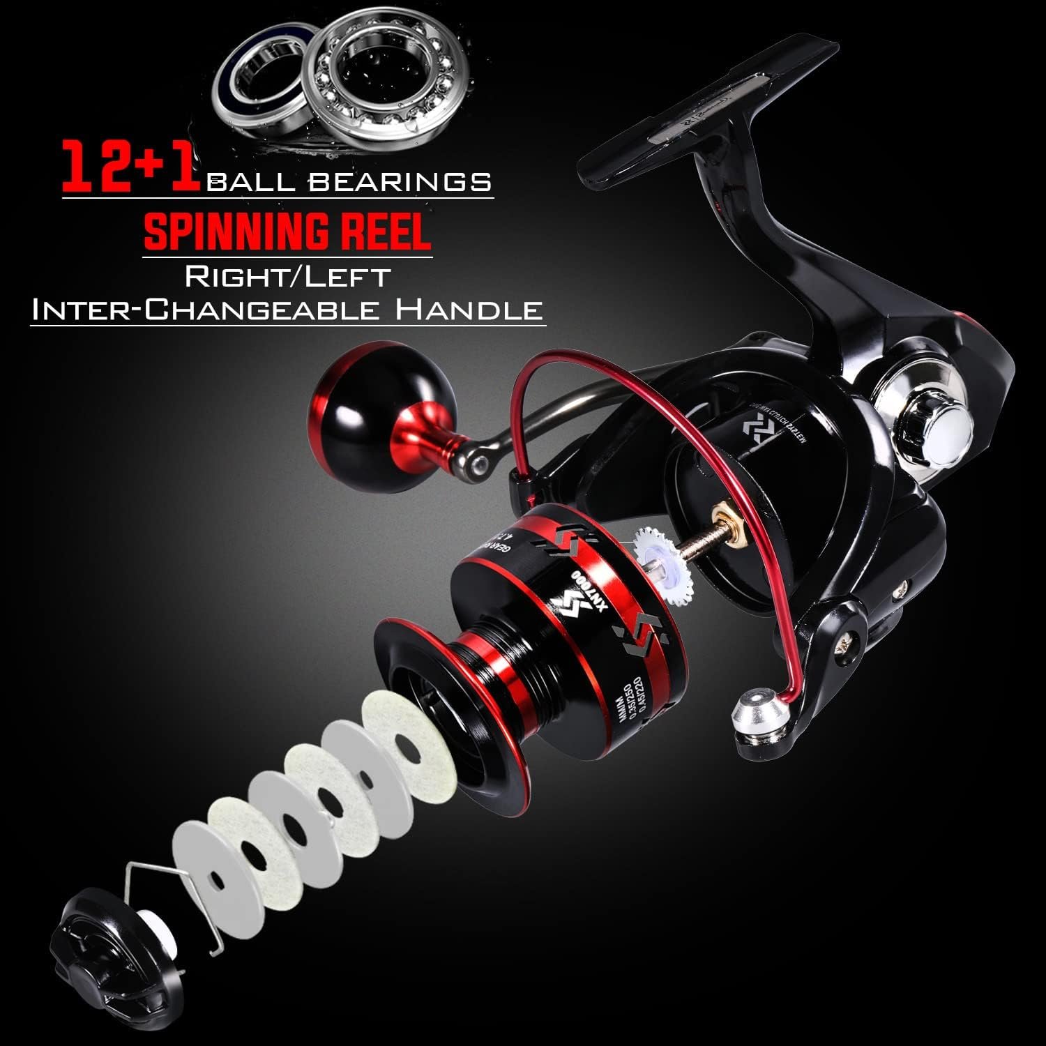 Sougayilang Fishing Rod and Reel Combo Set with Telescopic F - Imagen 3