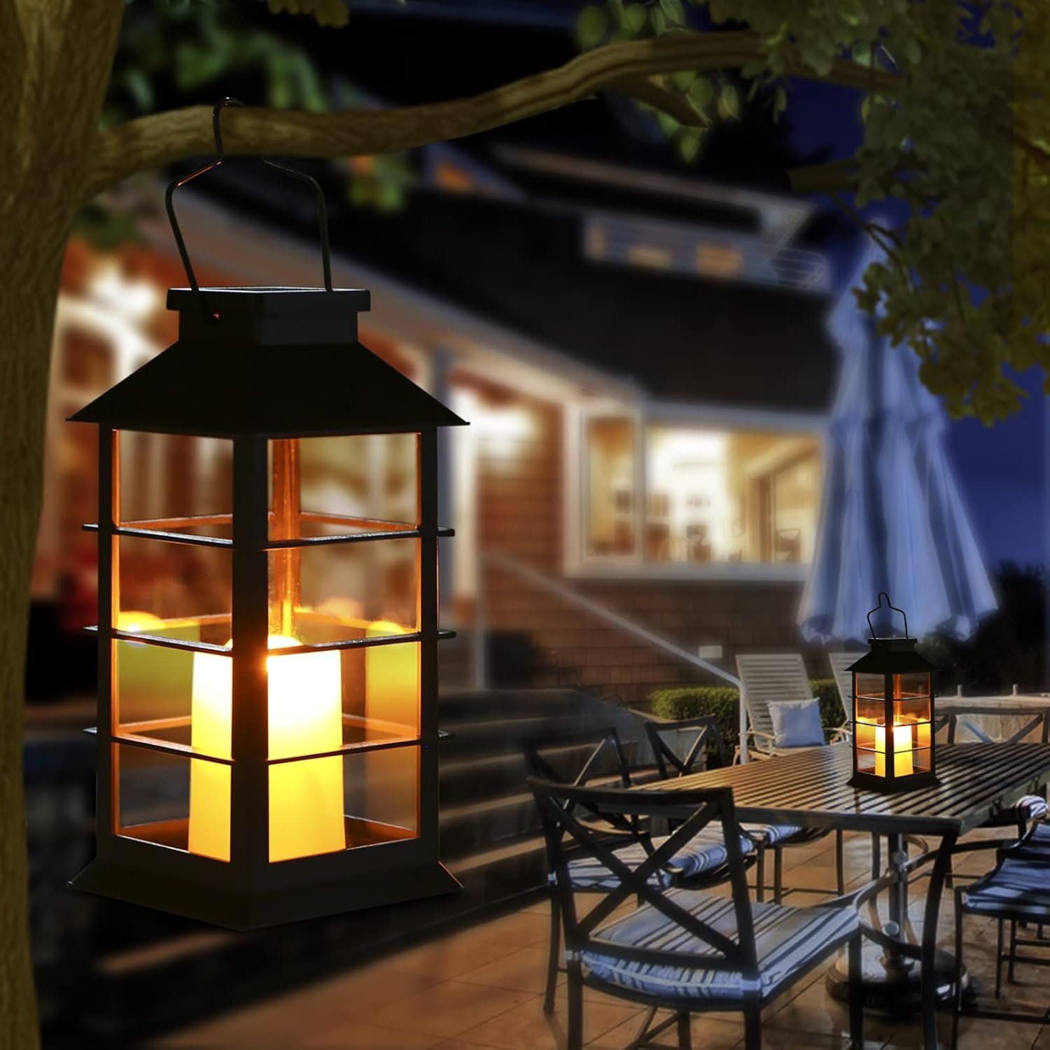 Tomshine Farol solar LED de Halloween – Luces solares colgan - Imagen 2