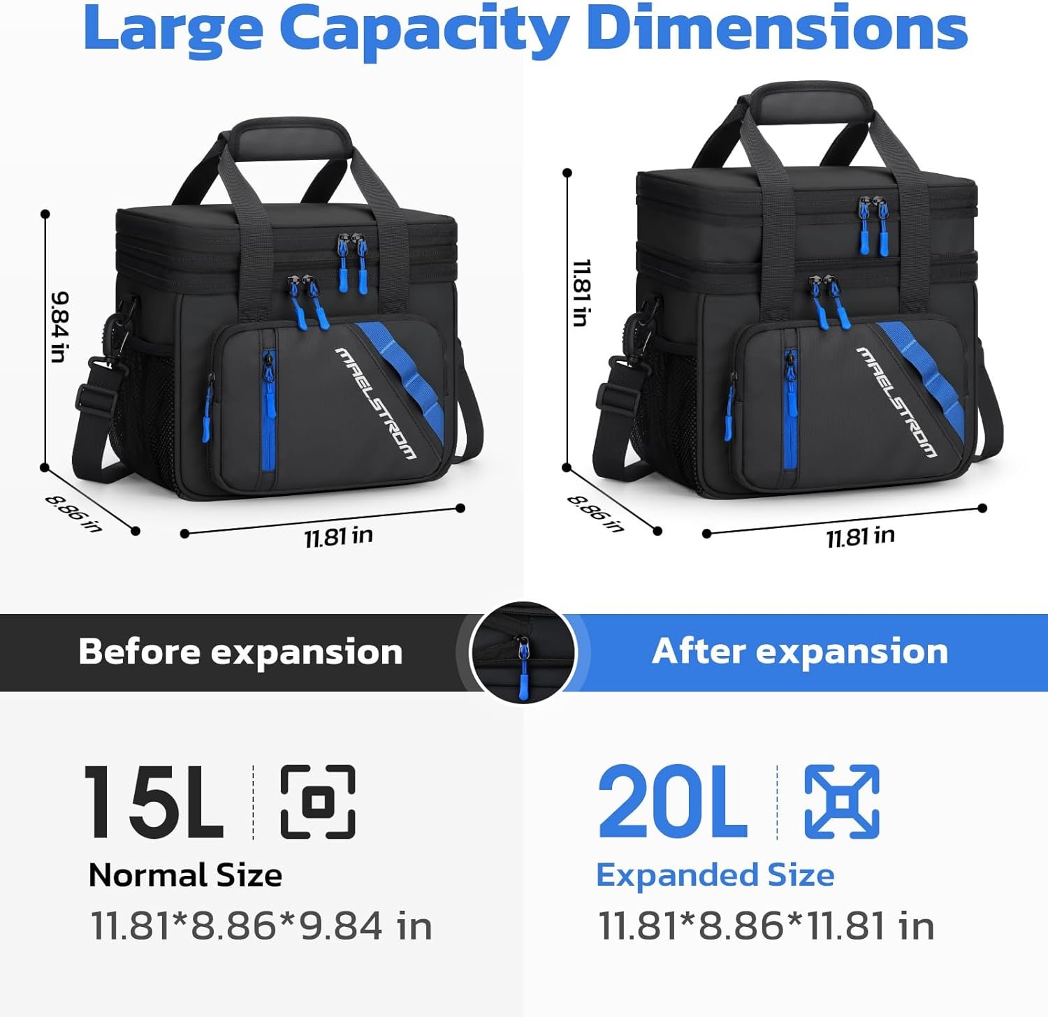 Maelstrom Lonchera aislada de 20 litros para hombres y mujer - Imagen 2