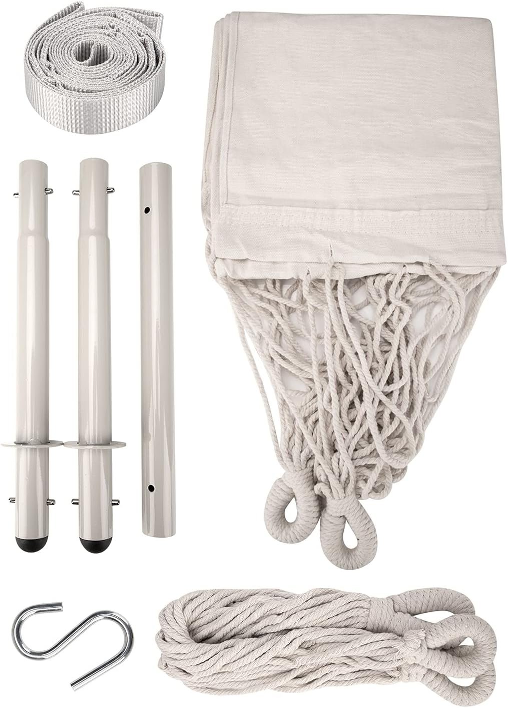 MIZTLI Hamaca para interior y dormitorio, con barra separado - Imagen 7