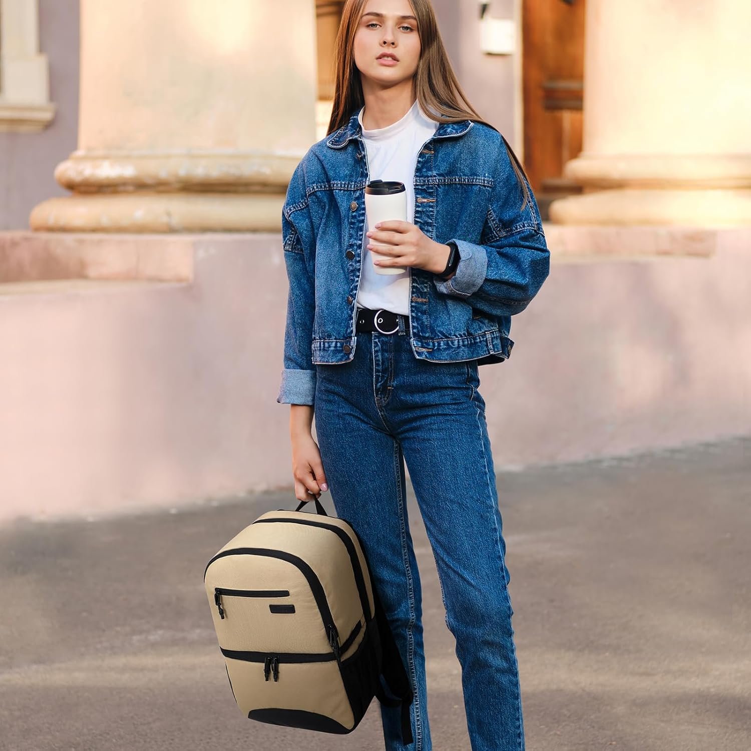 MIER Mochila térmica 2 en 1 aislada para hombres y mujeres, - Imagen 6