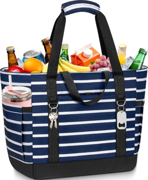 HUANLANG Bolsa térmica suave aislada para viajes, bolsas de