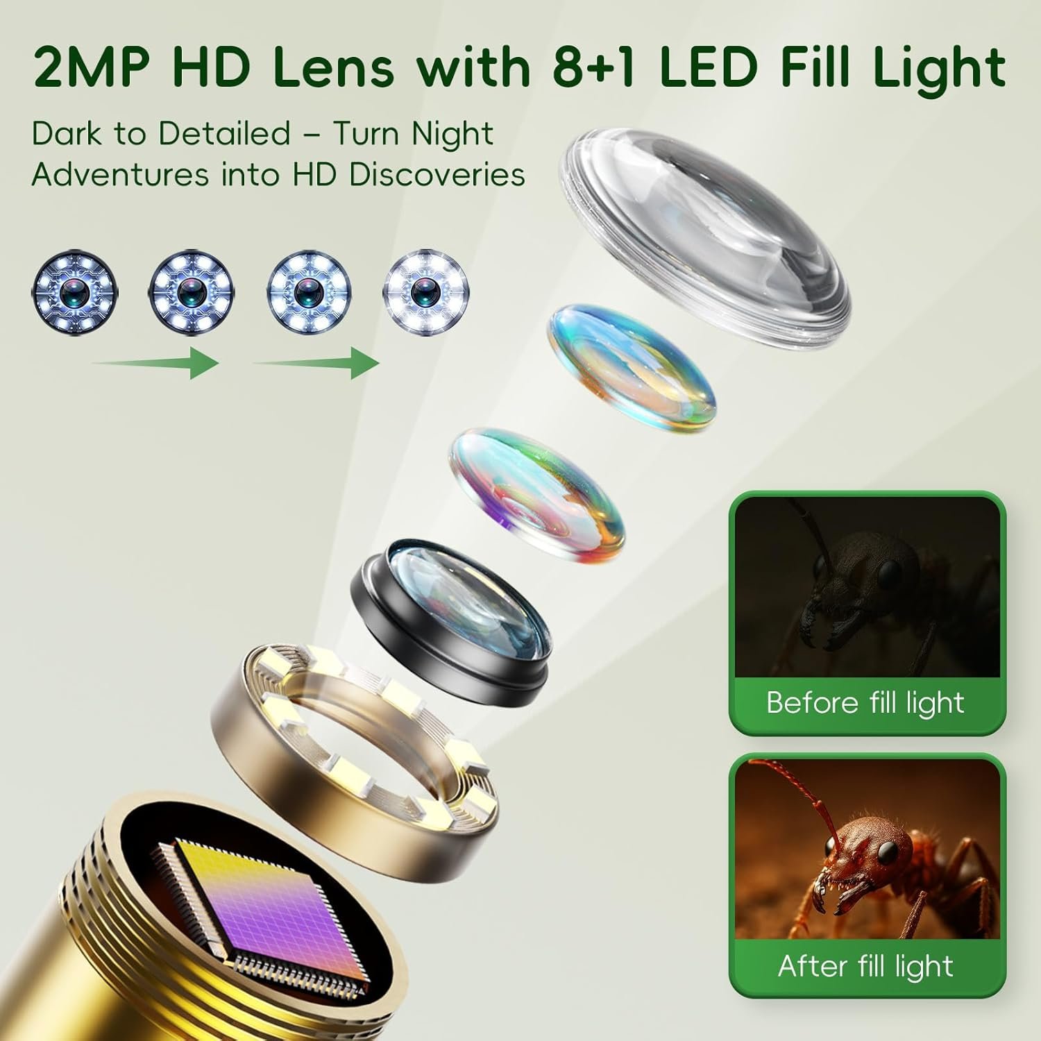 Cámara de juguete con luz para niños – Juguete educativo STE - Imagen 5