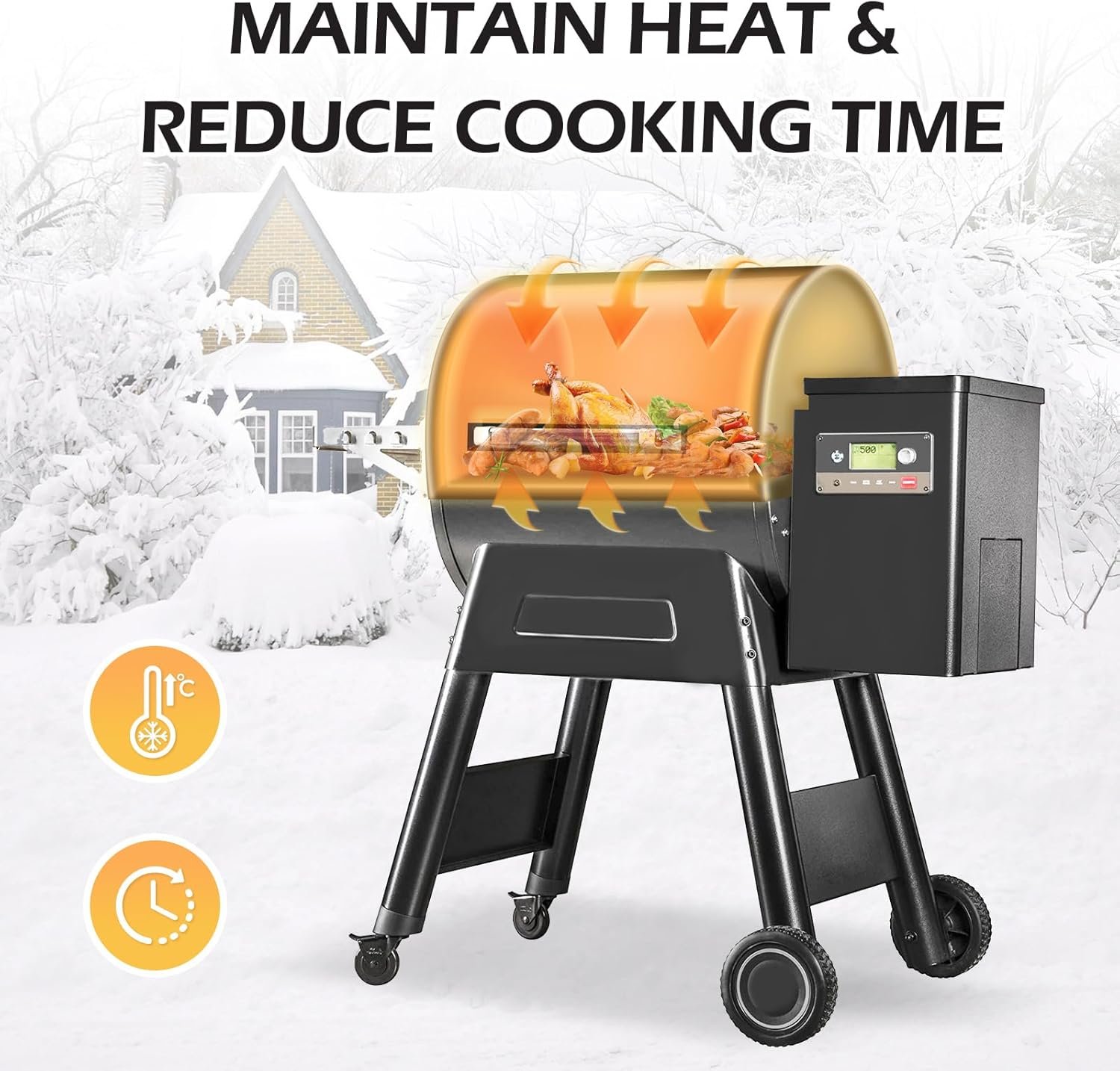 Manta para ahumar ayuda a mantener el calor en invierno, man - Imagen 5