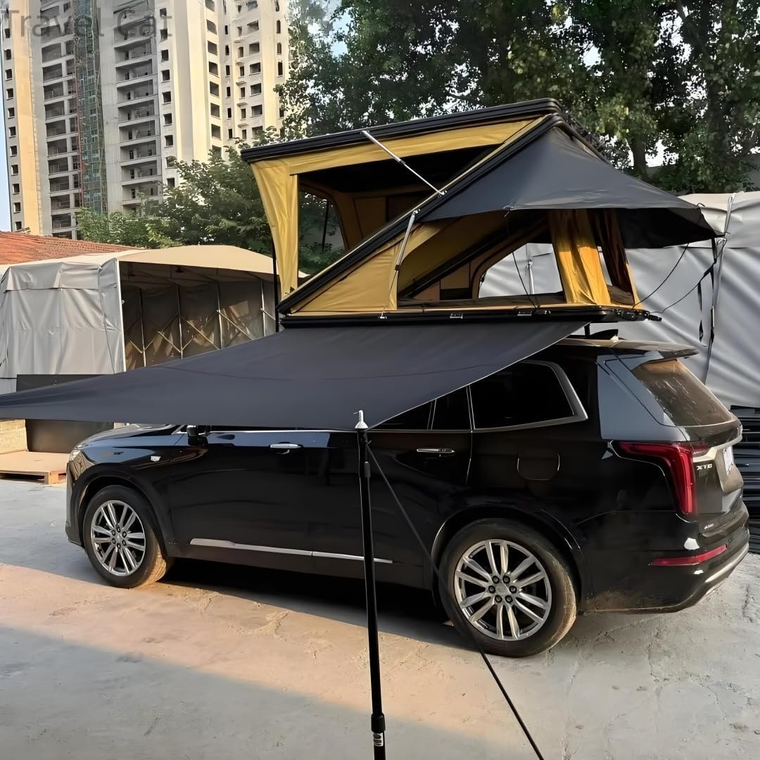 Tienda de campaña de viaje para gatos en la azotea, carcasa - Imagen 5