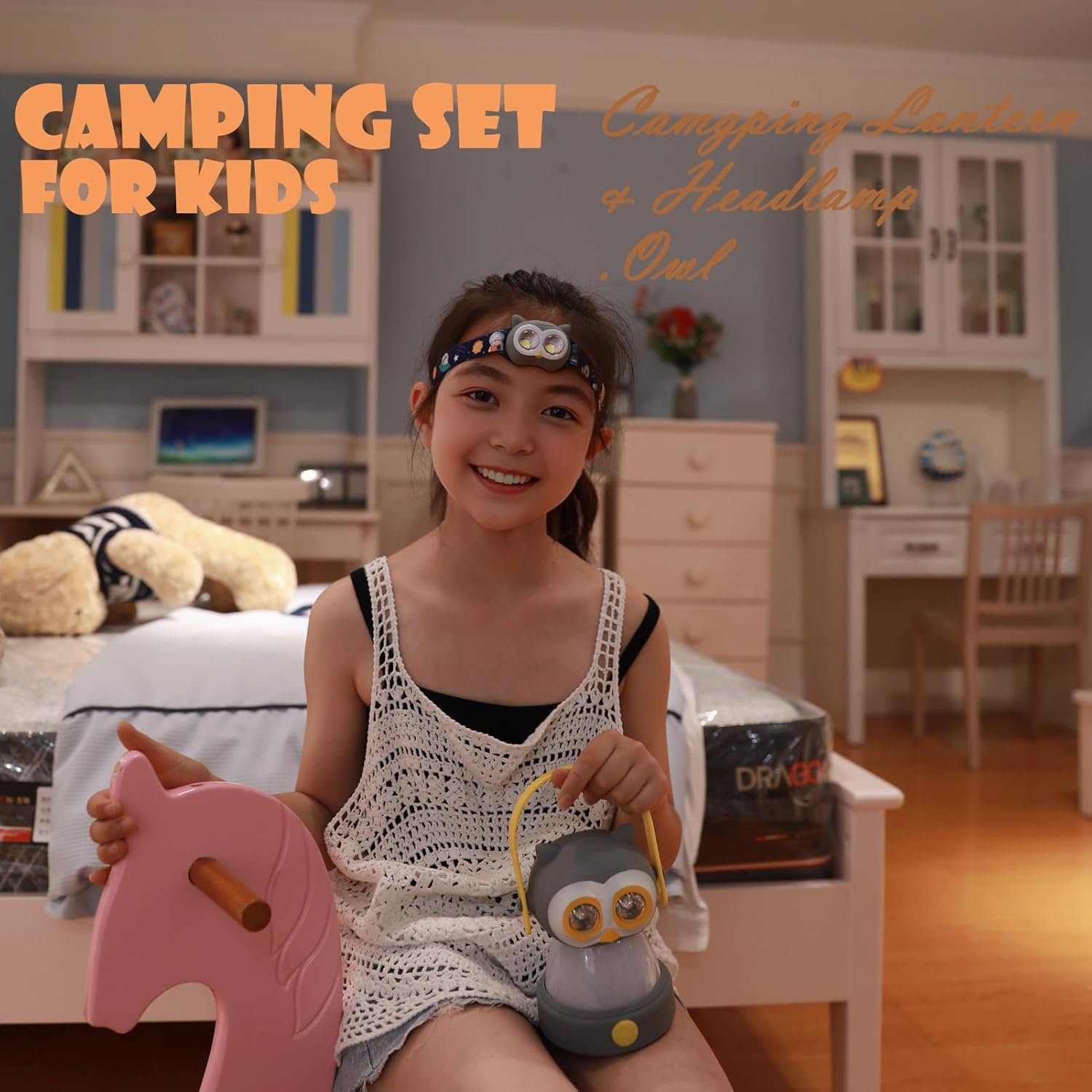 Juego de faroles y faros delanteros para niños, 2 en 1, luz - Imagen 5