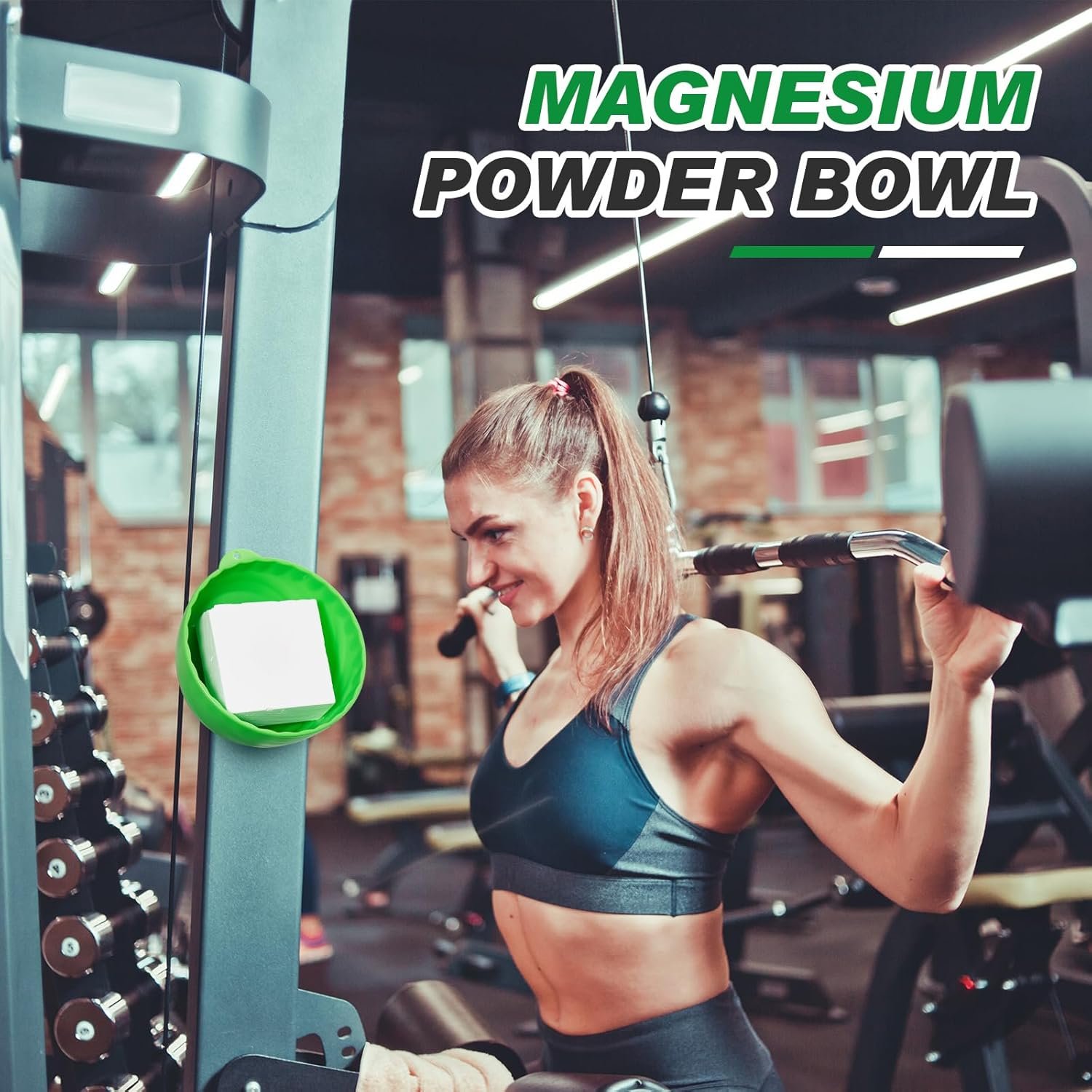 Recipiente de tiza para gimnasio, soporte magnético para tiz - Imagen 6