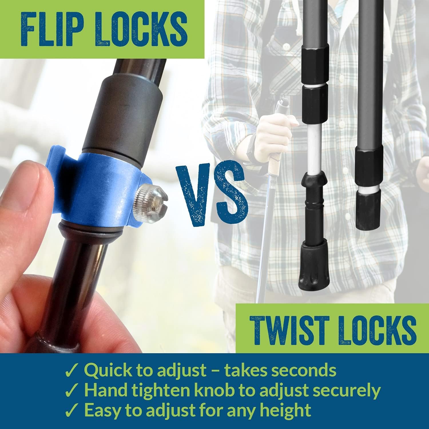 York Nordic - Bastones de senderismo oficiales nórdicos clás - Imagen 4