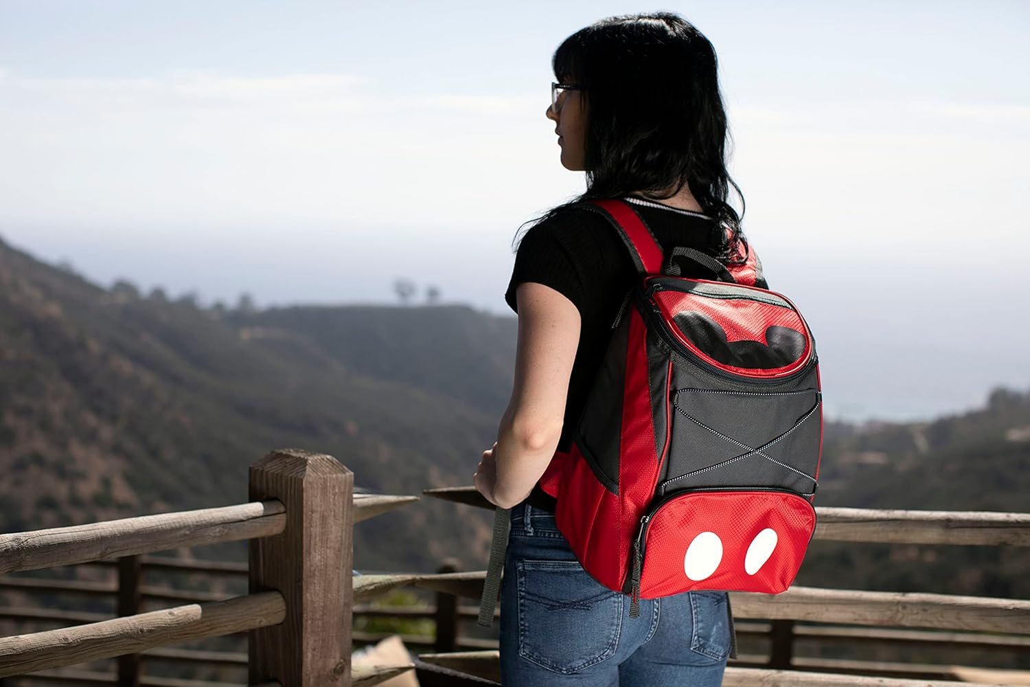 PICNIC TIME Disney Mickey Mouse - Mochila enfriadora suave, - Imagen 2