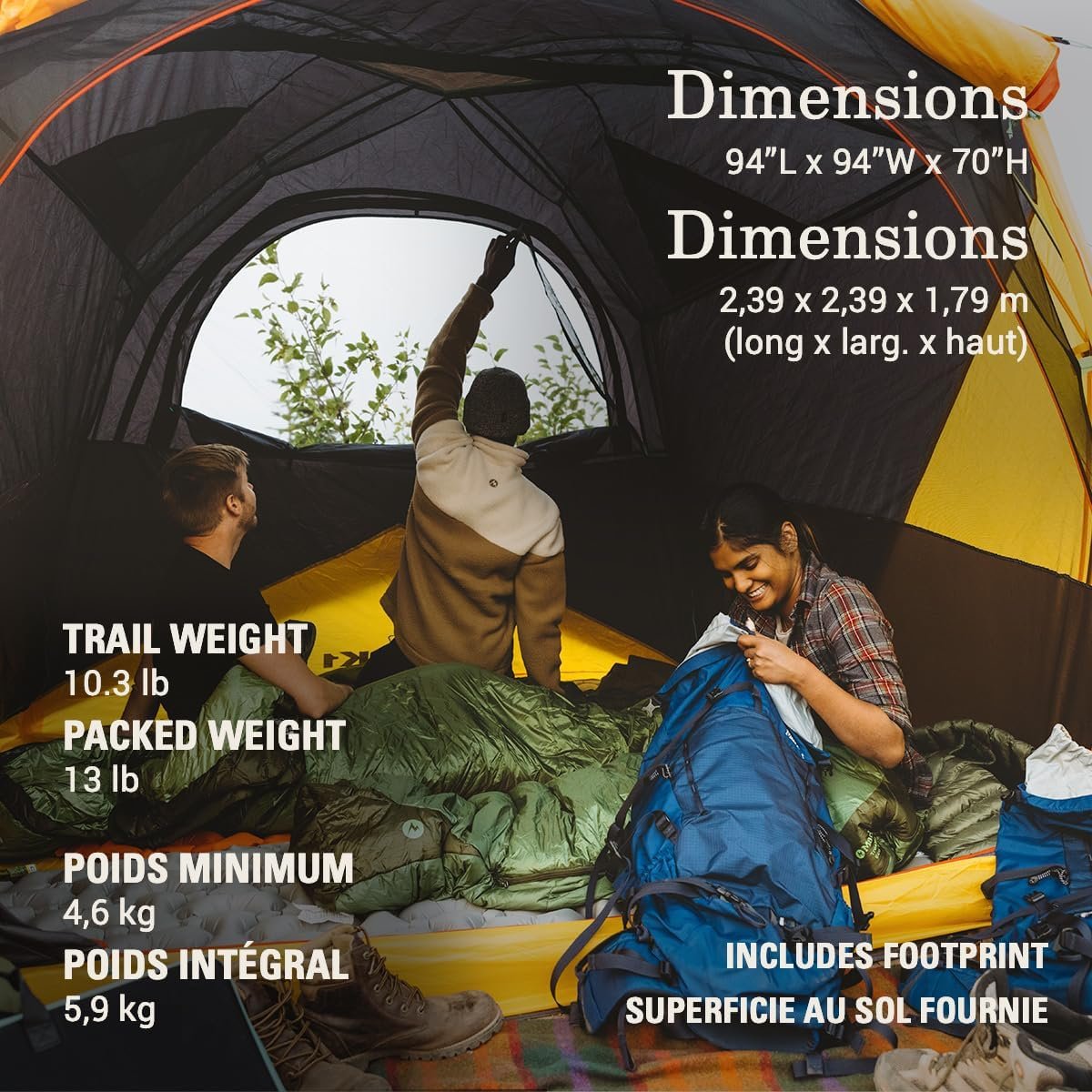 Coleman PEAK1 - Tienda de campaña impermeable de alta calida - Imagen 7