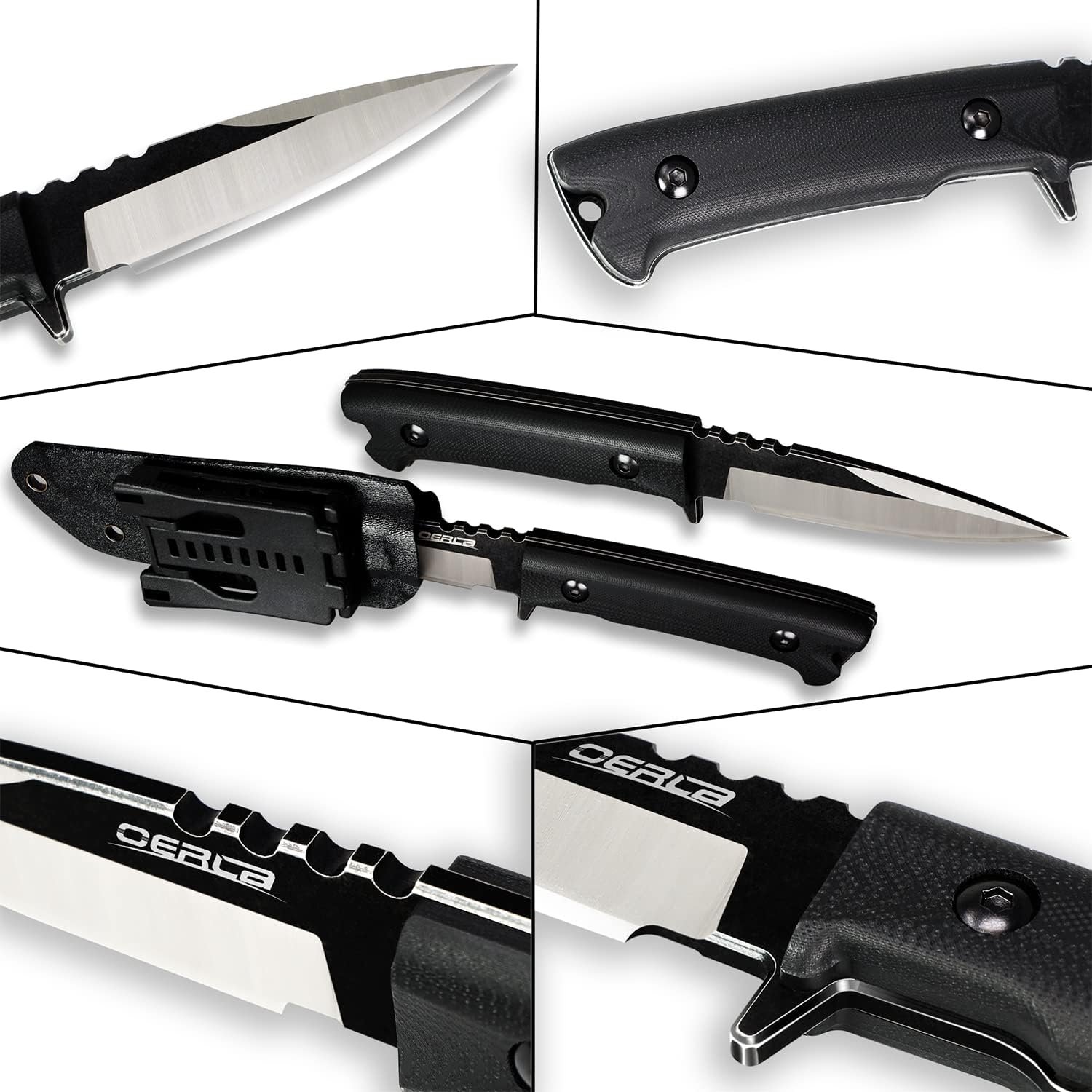 OERLA TAC OLK-035PK Cuchillo para exteriores Hoja fija Campi - Imagen 3