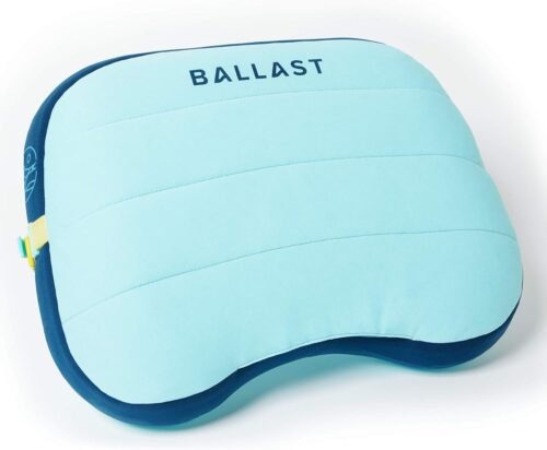 Ballast - Almohada inflable cómoda, duradera y compacta, se
