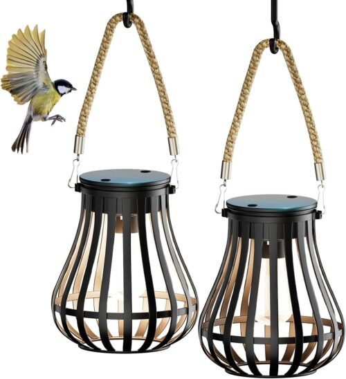 Solar Lanterns Outdoor Waterproof - Hanging Solar Lights for