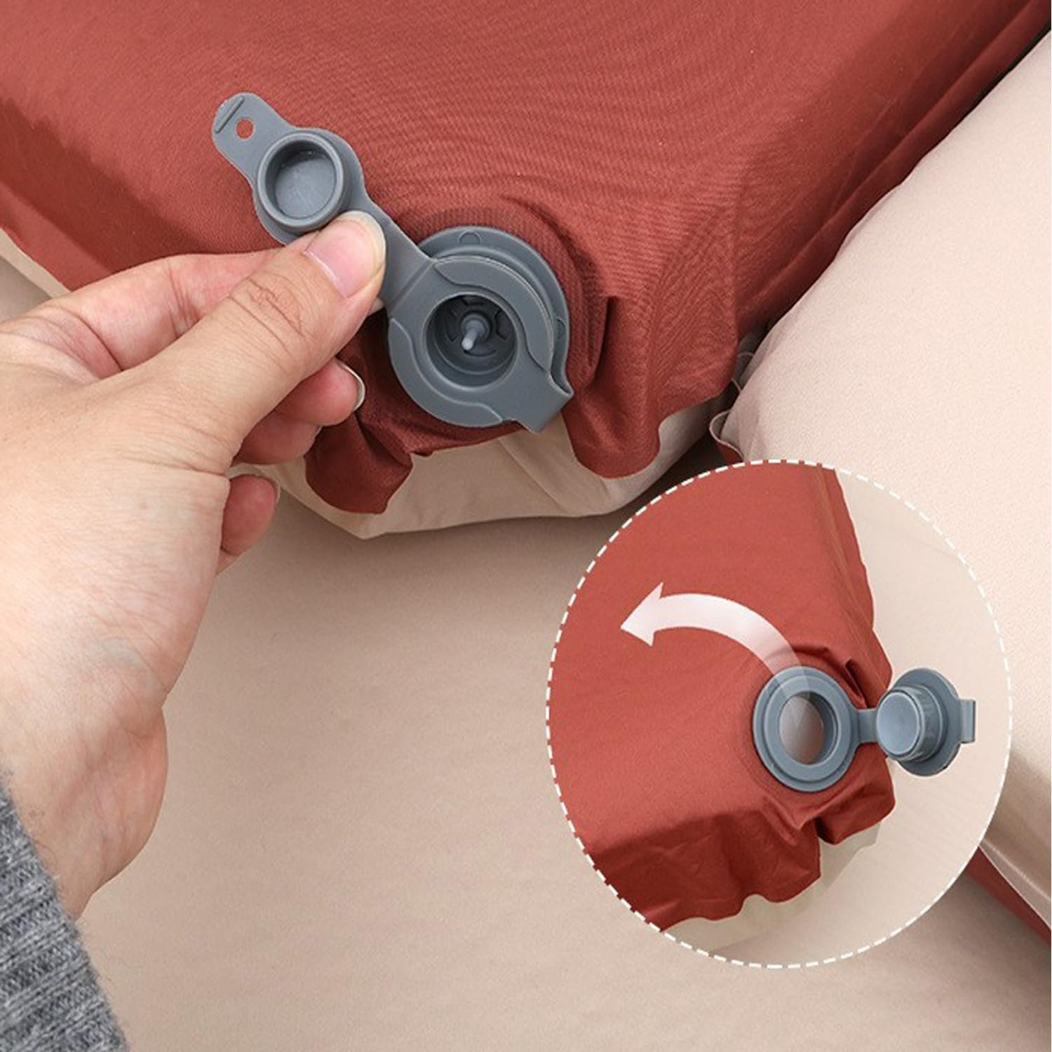 Juego de 3 almohadas inflables de viaje de repuesto para vál - Imagen 5