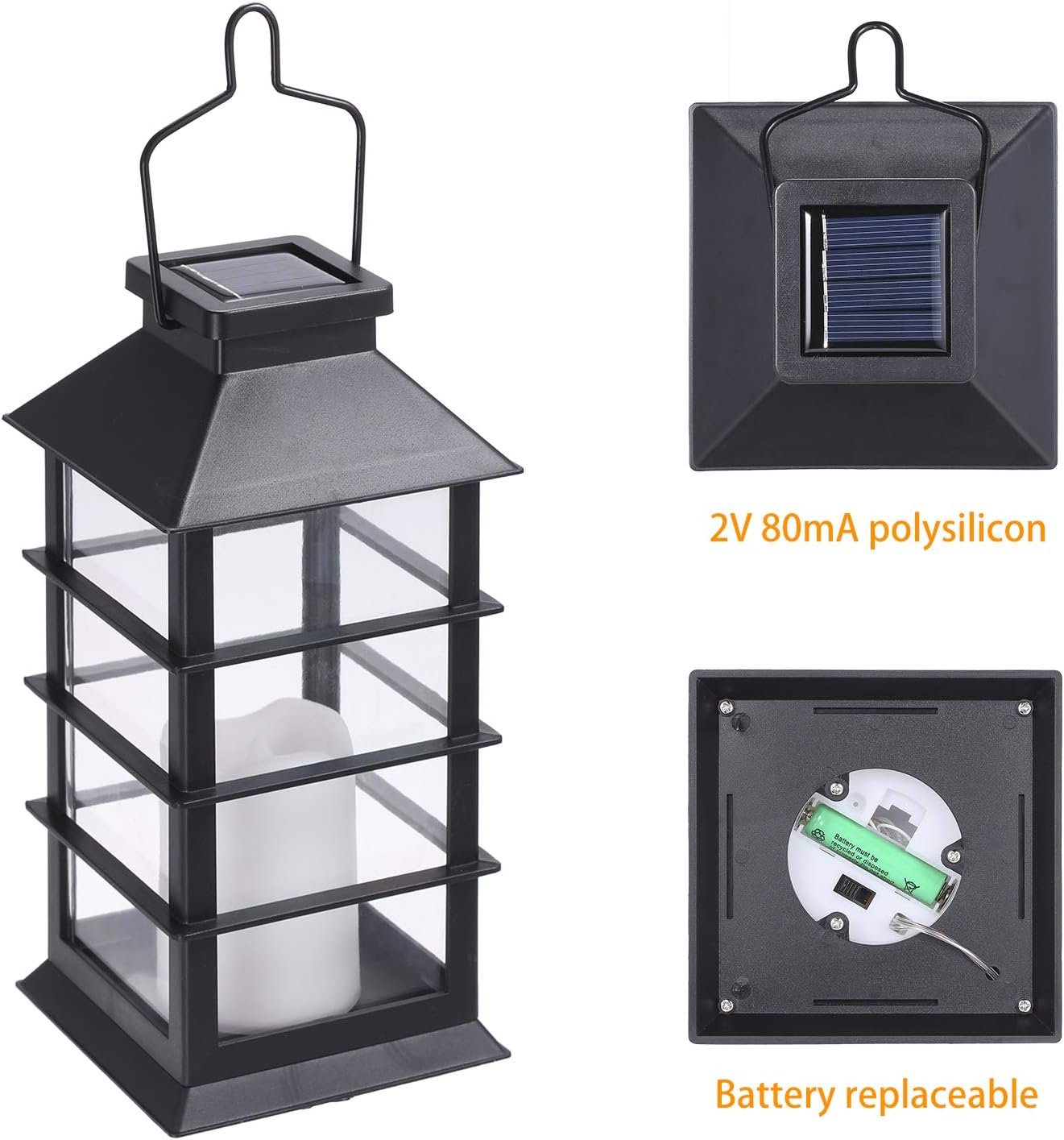 Tomshine Farol solar LED de Halloween – Luces solares colgan - Imagen 7