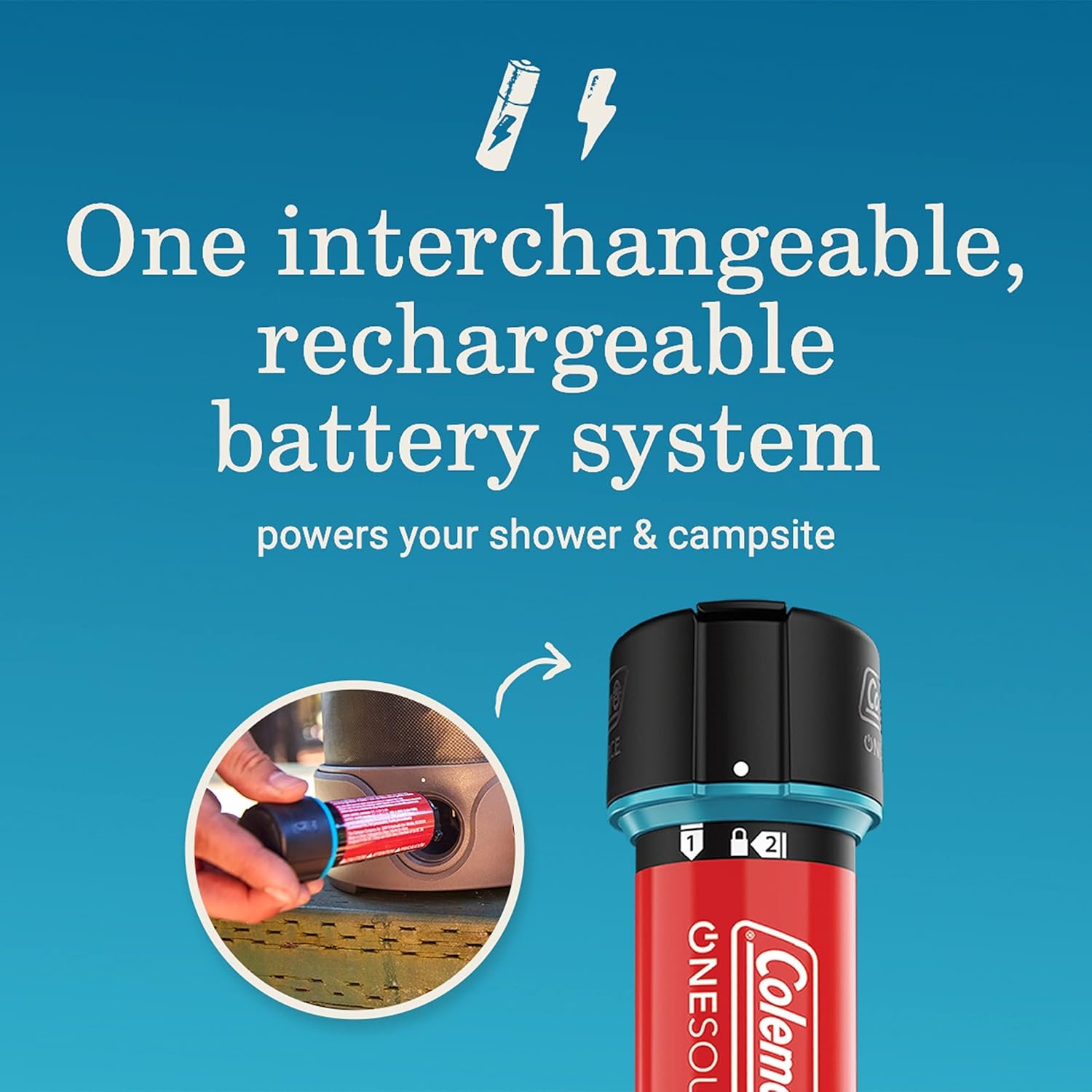 Coleman OneSource Equipo de camping recargable al aire libre - Imagen 2