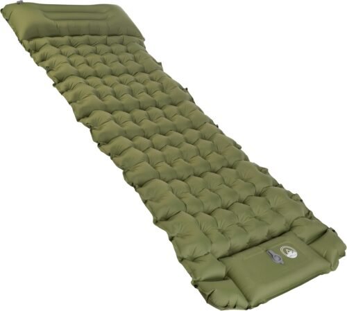 Wakeman Outdoors - Colchoneta inflable con bomba de pie inte