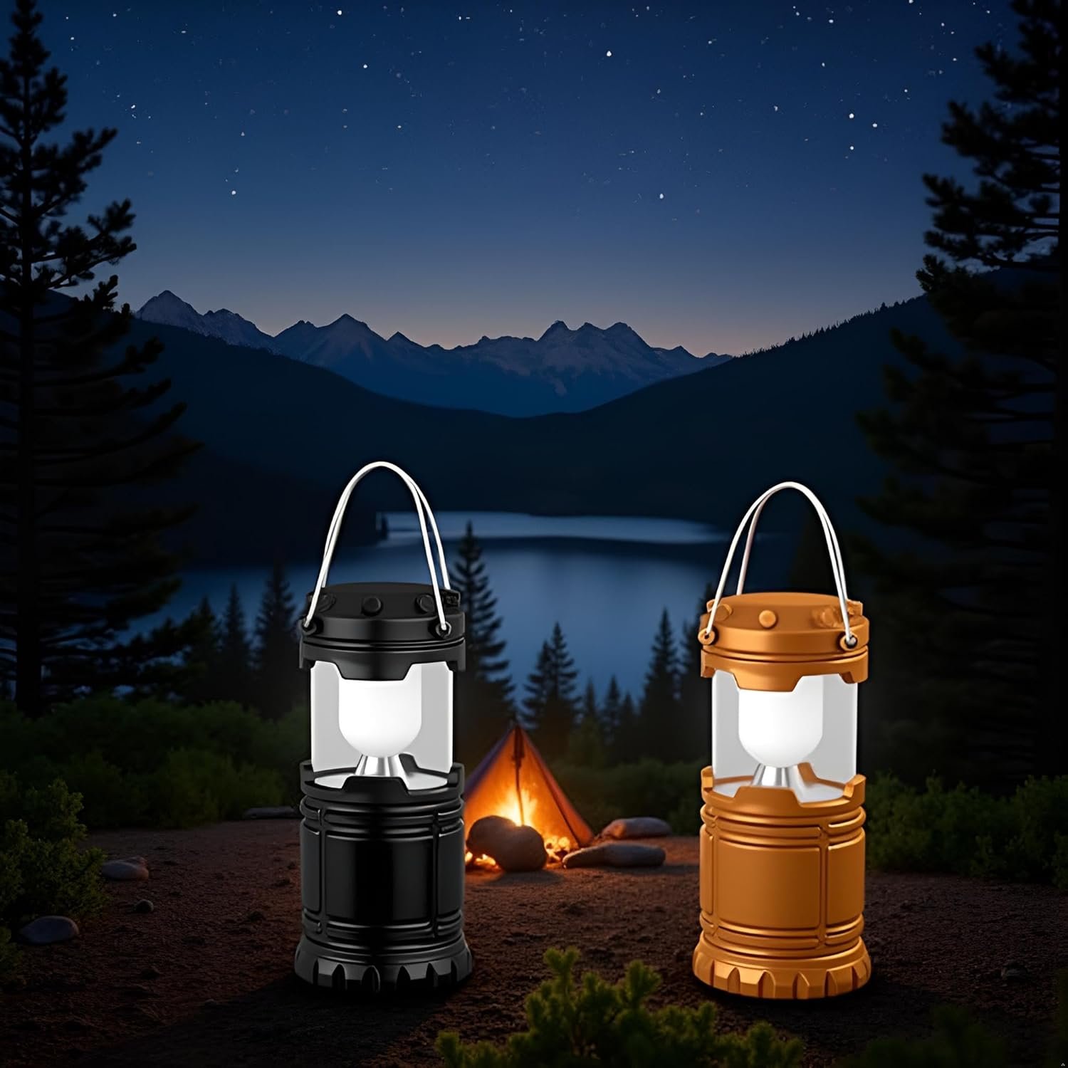 Lightahead Linterna LED portátil para acampar al aire libre, - Imagen 4