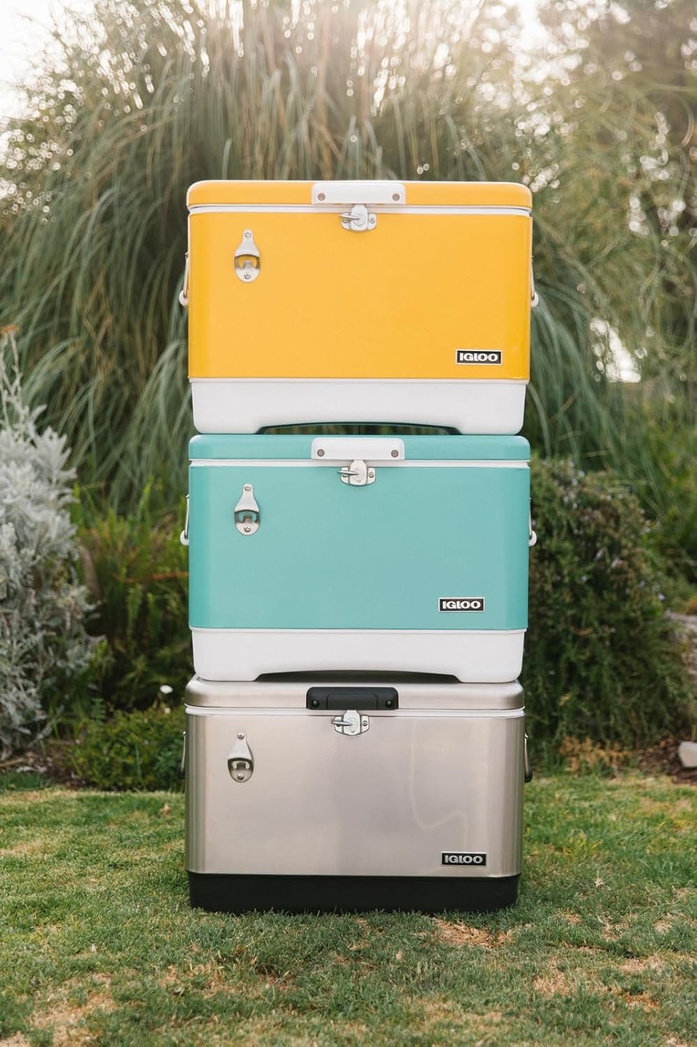 Igloo - Enfriador de acero inoxidable Legacy con cinturón de - Imagen 6