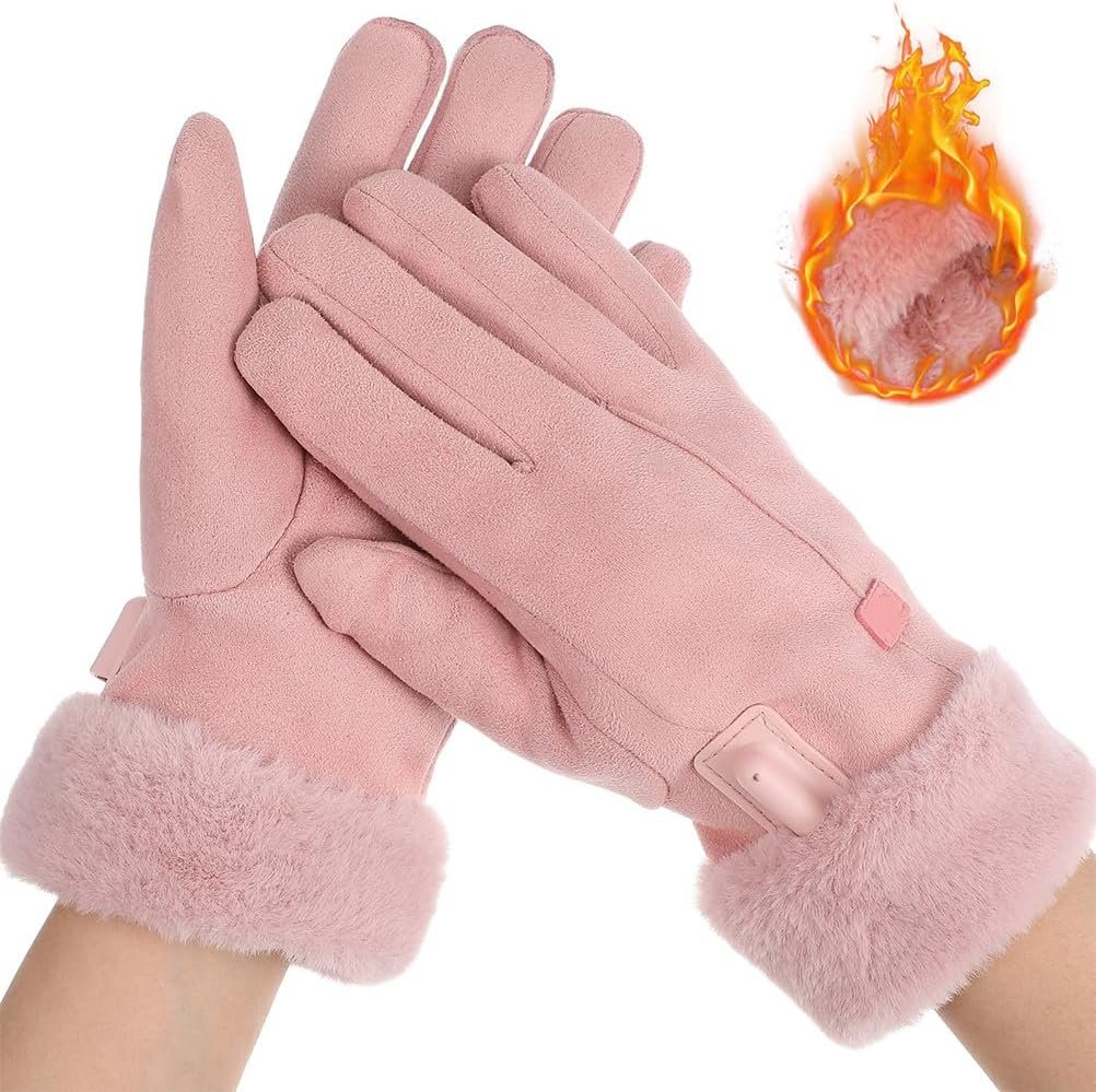 Veemoon USB Heated Gloves Winter Warm Fleece Gloves Waterpro - Imagen 2