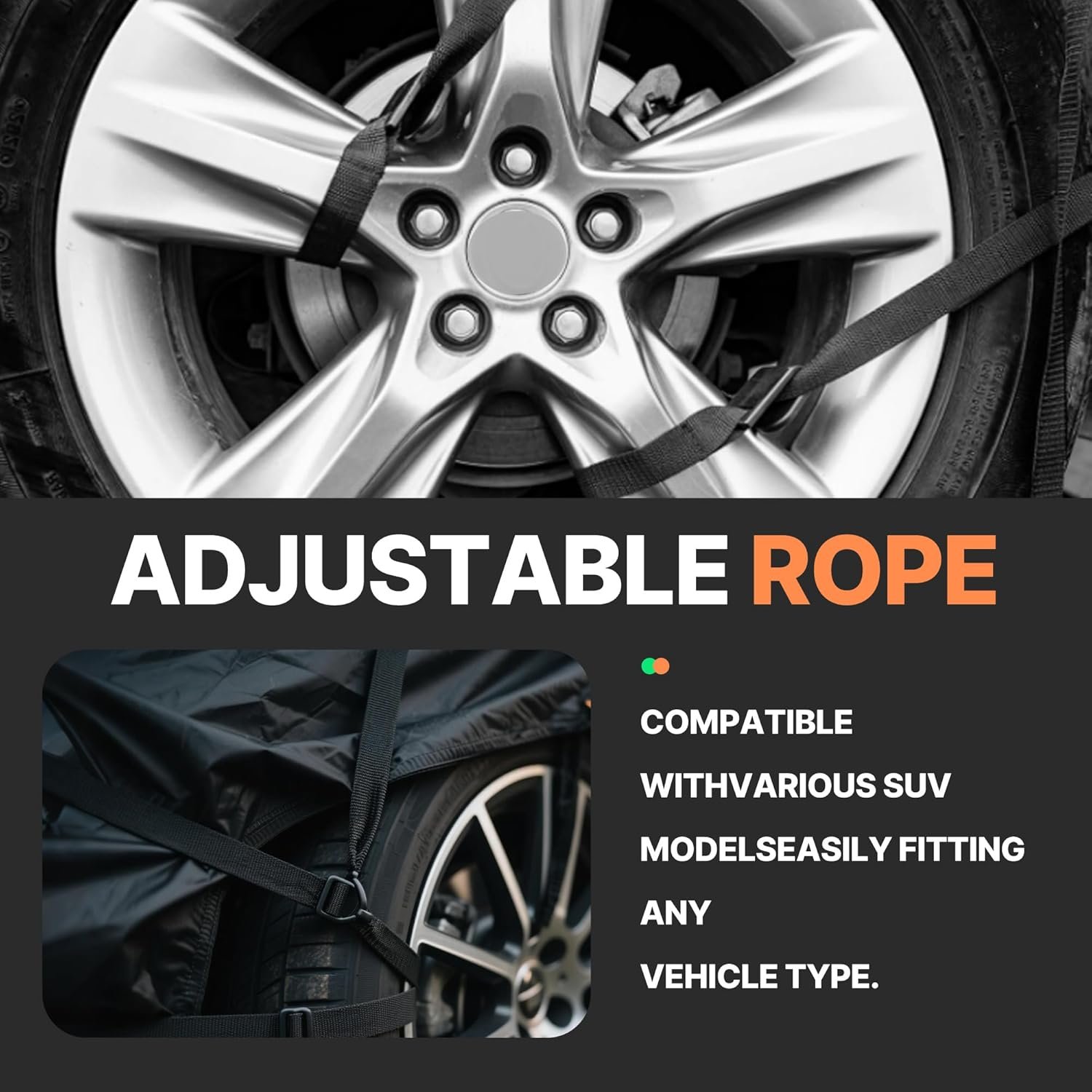 Tienda de campaña rectangular de 9 x 6.5 x 6.5 pies para 4-5 - Imagen 5