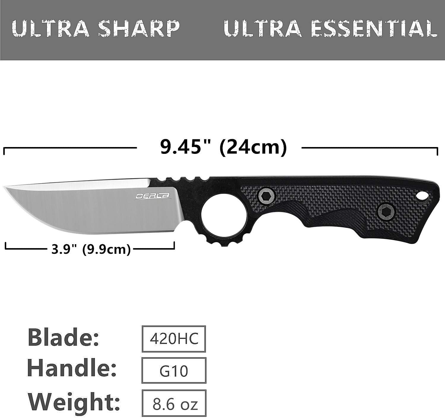 OERLA TAC OLK-032EK Cuchillo para exteriores Hoja fija Campi - Imagen 2