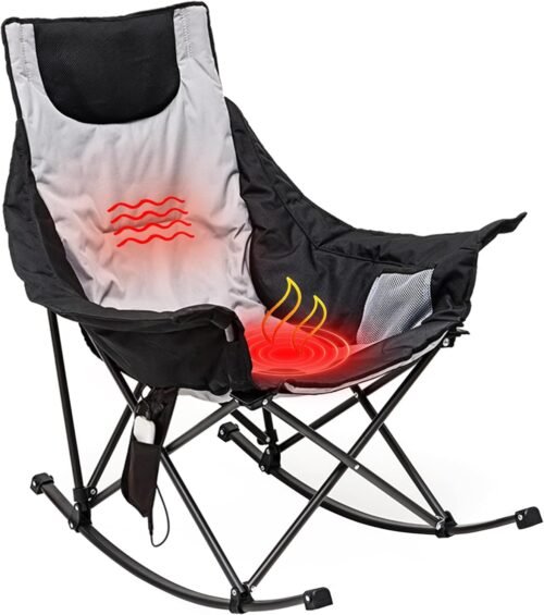 SUNNYFEEL Silla de camping térmica de gran tamaño, sillas de