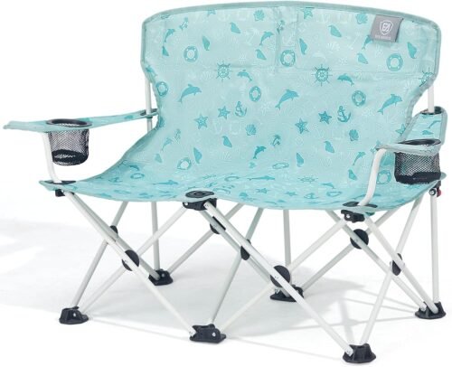 EVER ADVANCED Silla de campamento doble para niños con cierr
