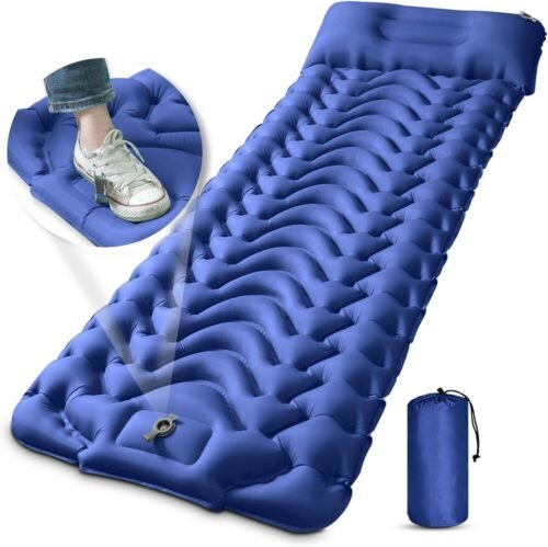 MEETPEAK - Alfombrilla de dormir inflable de 3.9 in con almo