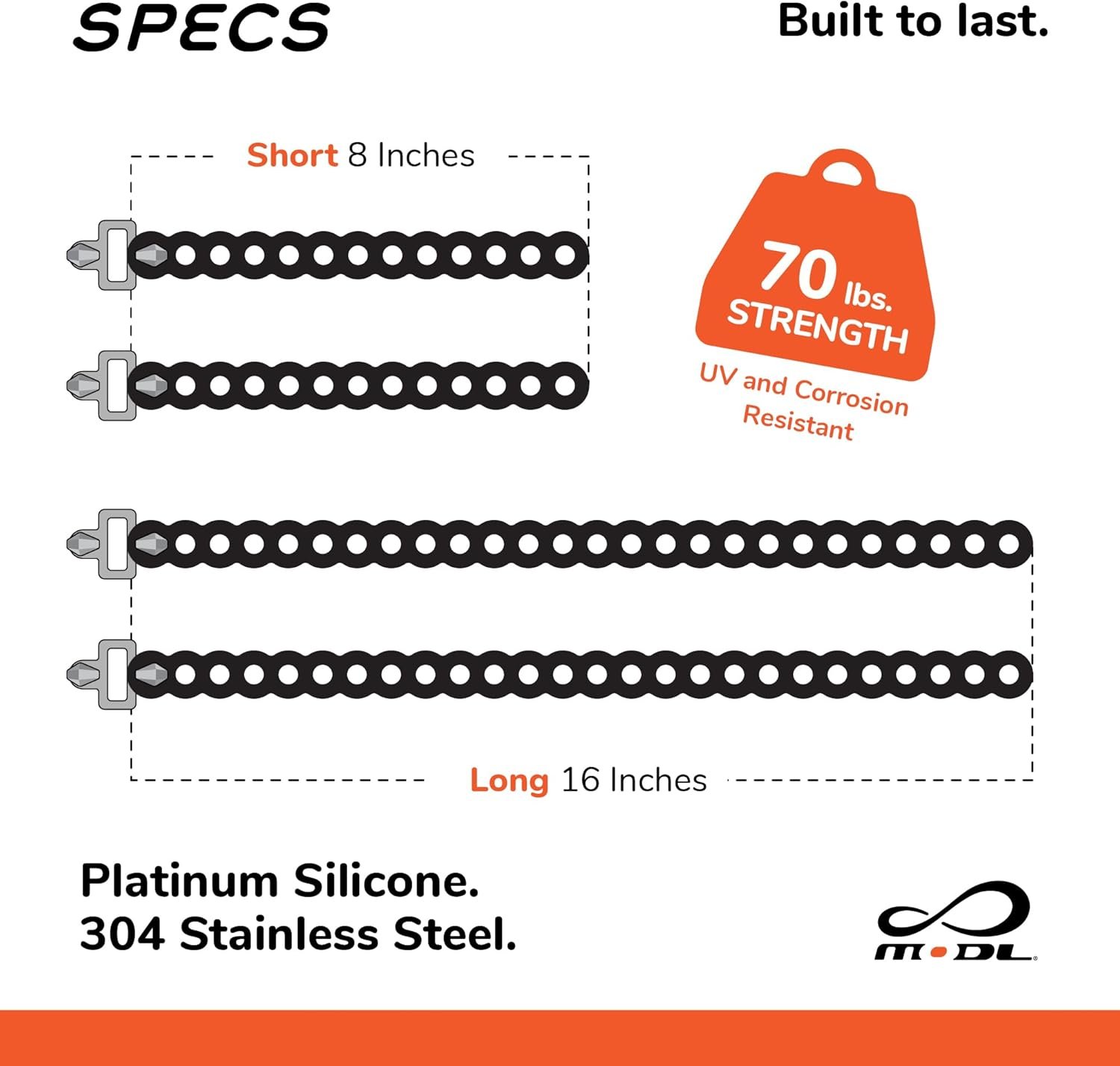 MODL Infinity Tool™ 2.0 Correas modulares (paquete de 4) - M - Imagen 3